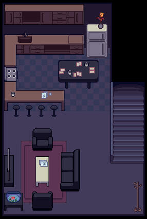 Taro&#39;s House in Undertale style