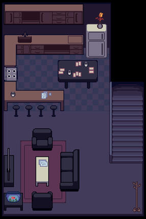 Taro's House in Undertale style