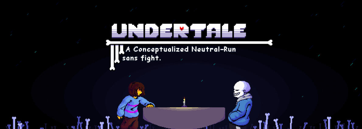 Gamejolt Banner of UNDERTALE: A Conceptualized Neutral-Run Sans Fight.